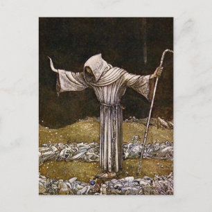 Carte Postale “Frère Martin” Aquarelle de John Bauer
