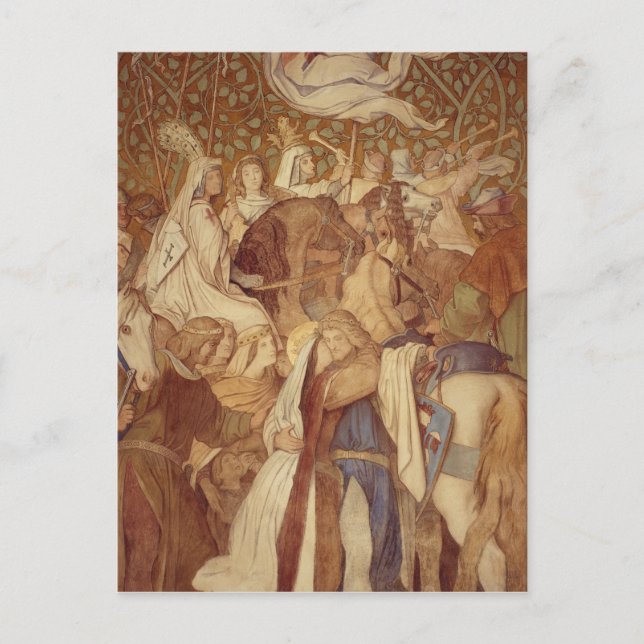 Carte Postale Fresco, Elisabeth-Galerie, Château de Wartburg (Devant)