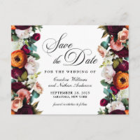 Fresh Fall Romantic Floral Wedding Enregistrer la 