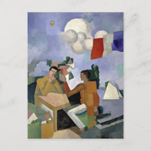 Carte Postale Fresnaye, Conquête de l'air, Art. 1913