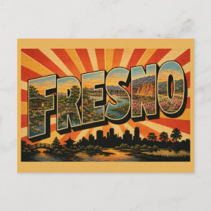 Carte Postale Fresno Californie Jardins Floraisons Trails Art