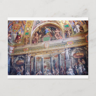Carte Postale Fresque au musée du Vatican
