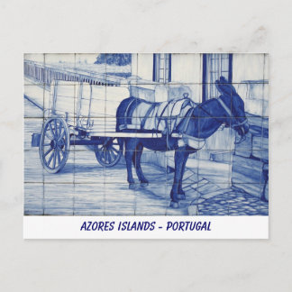 Carte Postale Fresque Azulejo
