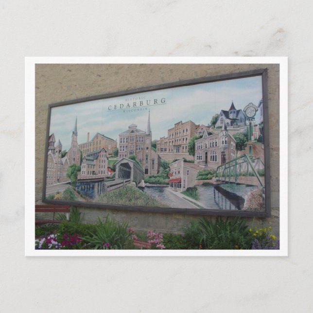 Carte Postale Fresque de Cedarburg (Devant)