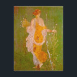 Carte Postale Fresque de Flore dans Villa d'Ariane, Pompéi<br><div class="desc">Fresque de la Flore à Villa d'Ariane, Pompéi C'est l'une des fresques les plus célèbres et aimées, le chef-d'oeuvre incontesté de la peinture de l'époque romaine (troisième style pompéen), qui a sûrement été inspiré par des figurines en terre cuite du quatrième siècle avant JC. Représente une figure féminine pieds nus...</div>