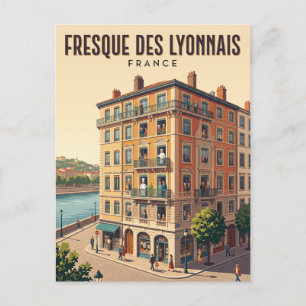 Carte Postale Fresque des Lyonnais France