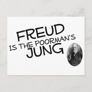 Carte Postale Freud est le Jung du Poorman