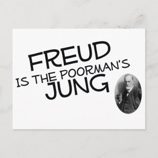 Carte Postale Freud est le Jung du Poorman