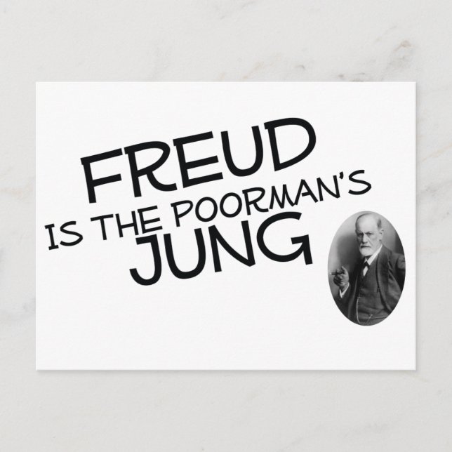 Carte Postale Freud est le Jung du Poorman (Devant)