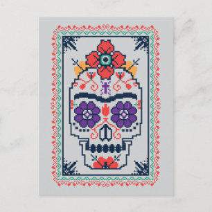 Carte Postale Frida Kahlo Calavera