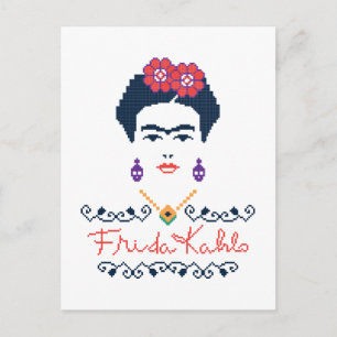 Carte Postale Frida Kahlo   Viva Mexico
