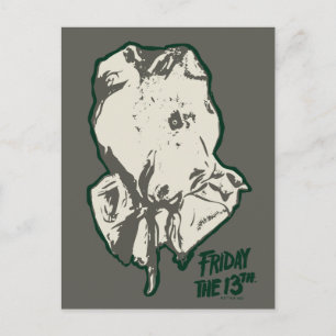 Carte Postale Friday the 13th Jason Voorhees Burlap Sack