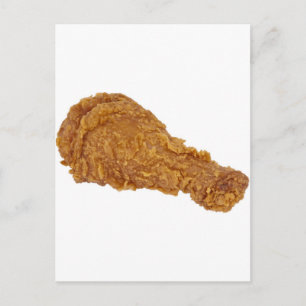 CARTE POSTALE FRIED CHICKEN LEG FUN