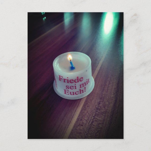 Carte Postale Friede sei mit Euch christliche (Devant)