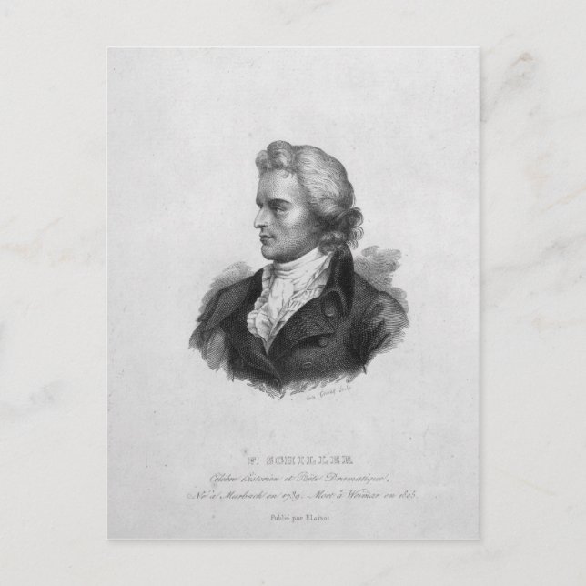 Carte Postale Friedrich Schiller (Devant)