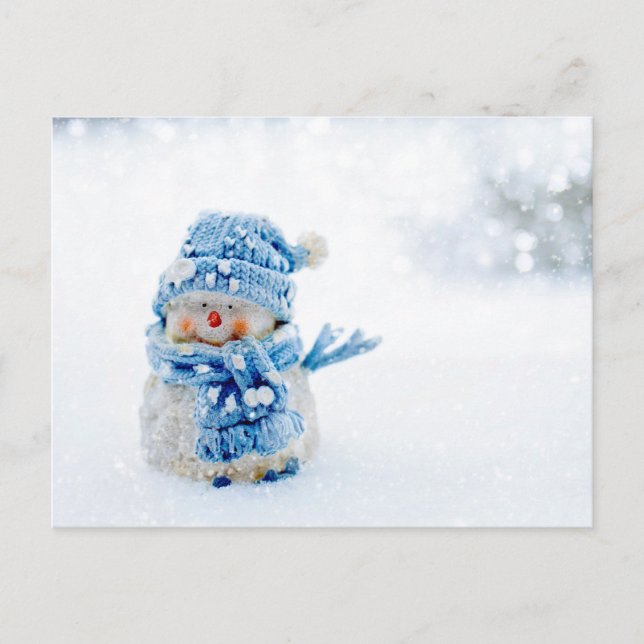 Carte Postale Friend Frosty en bleu (Devant)