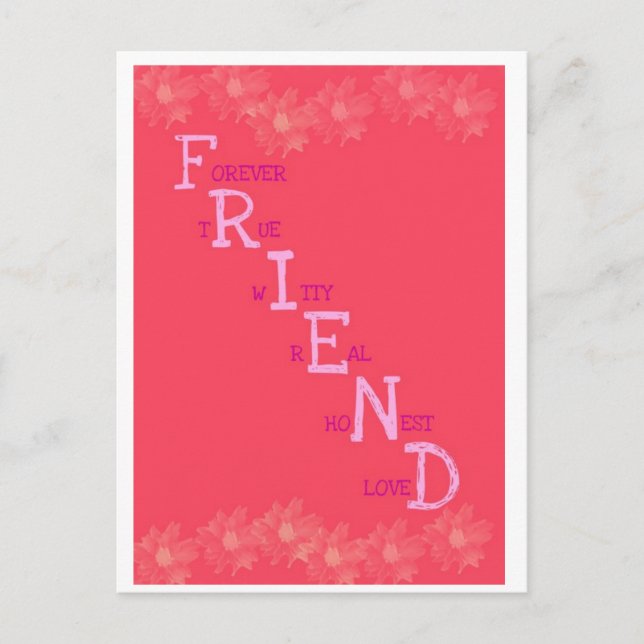 Carte Postale Friend Postcard (Devant)