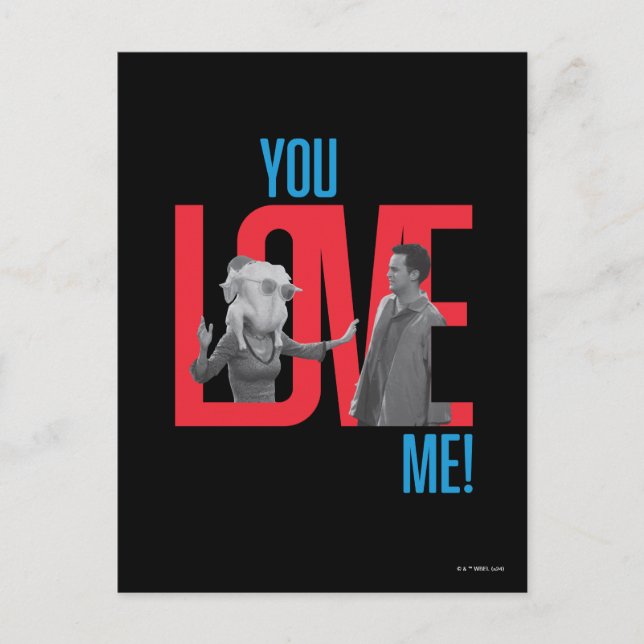 Carte Postale FRIENDS™ | Citation You Love Me (Devant)
