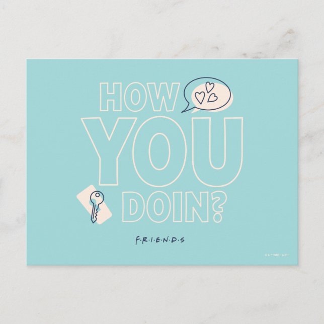 Carte Postale FRIENDS™ | Comment vas-tu ? (Devant)