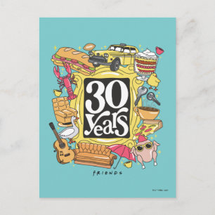 Carte Postale FRIENDS™   Graphisme 30 ans