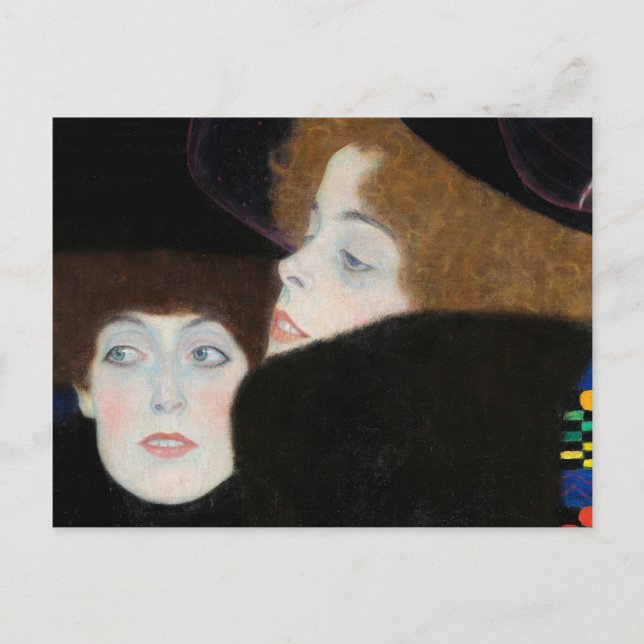 Carte Postale Friends I, Les Soeurs de Gustav Klimt (Devant)
