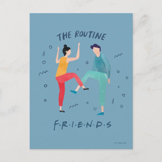 Carte Postale FRIENDS™ | La Routine (Devant)