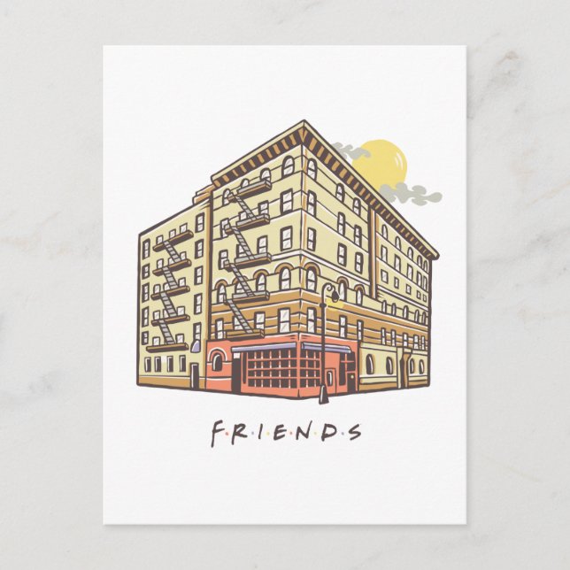 Carte Postale FRIENDS™ | L'immeuble de Monica (Devant)