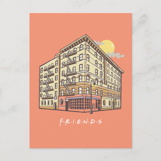 Carte Postale FRIENDS™ | L'immeuble de Monica (Devant)