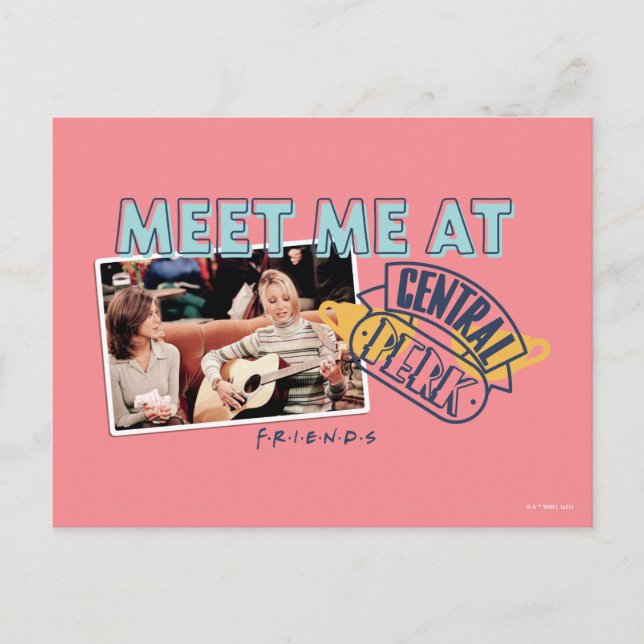 Carte Postale FRIENDS™ | Rencontrons-nous au Central Perk (Devant)