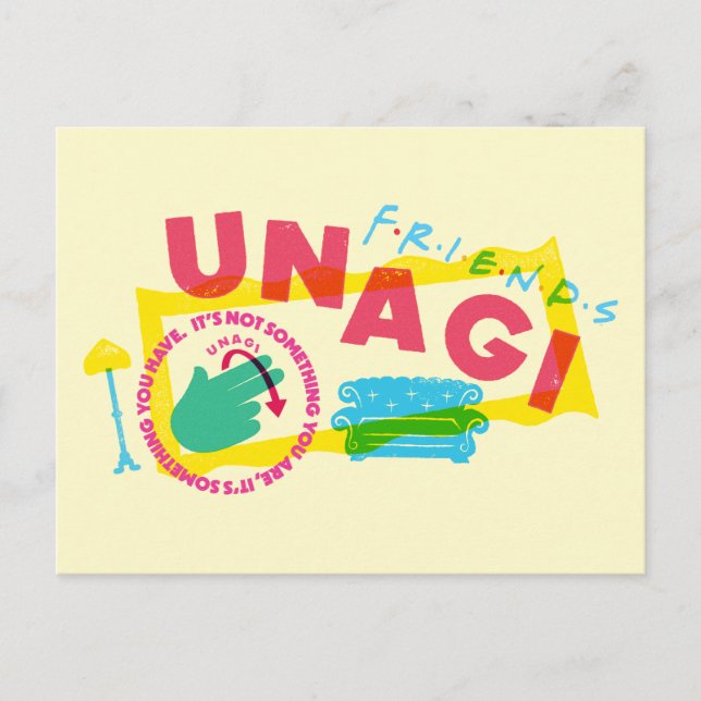 Carte Postale FRIENDS™ Unagi (Devant)