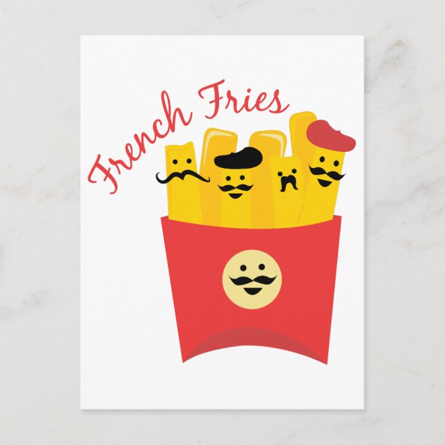 Carte Postale Fries françaises (Devant)