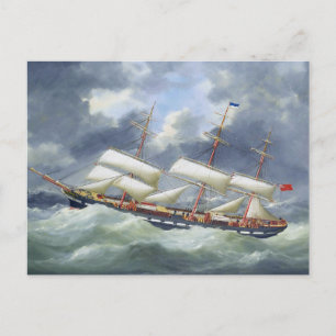 Carte Postale Frigate Atalanta 1885