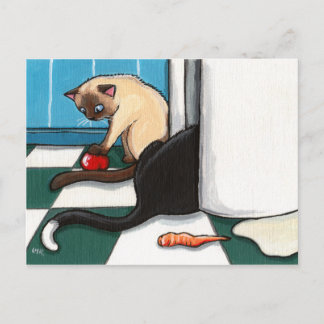 Carte postale Frigo Raiders Cat