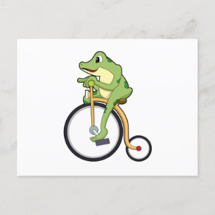 Carte Postale Frog at Circus with Bicycle.PNG