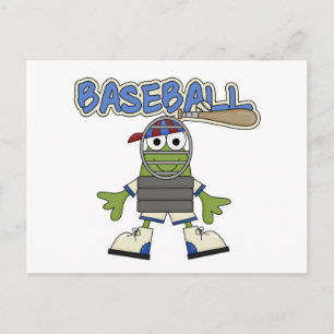 Carte Postale Frog Baseball - Tshirts Catcher et cadeaux