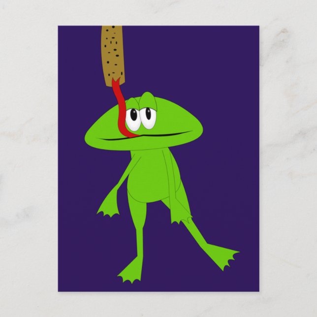 Carte postale Frog et Papier (Devant)