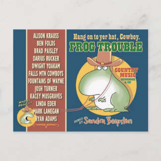 Carte Postale FROG TROUBLE by Sandra Boynton postcard