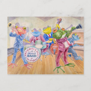 Carte postale "Froggy Band"