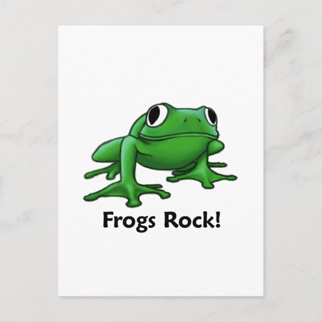 Carte Postale Frogs Rock ! (Devant)