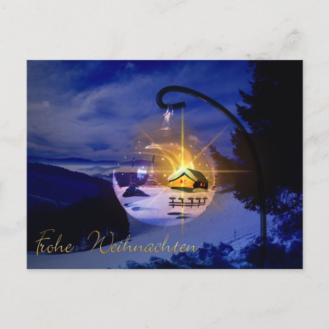 Carte Postale Frohe Weihnachten (Devant)