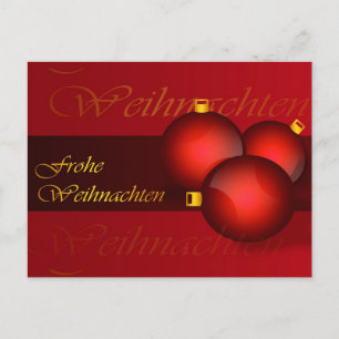 Carte Postale Frohe Weihnachten