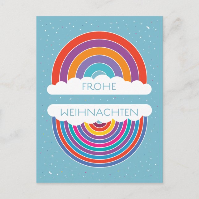 Carte Postale Frohe Weihnachten (Devant)