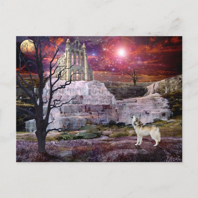 Carte Postale Froid par clair de lune (Devant)