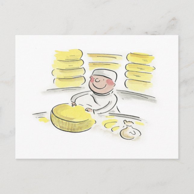 Carte Postale Fromage (Devant)