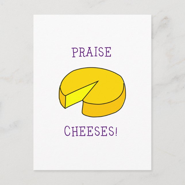 Carte Postale Fromages loués (Devant)