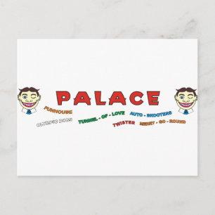 Carte Postale Front de la construction de palace
