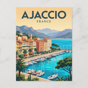 Carte Postale Front de mer d'Ajaccio France
