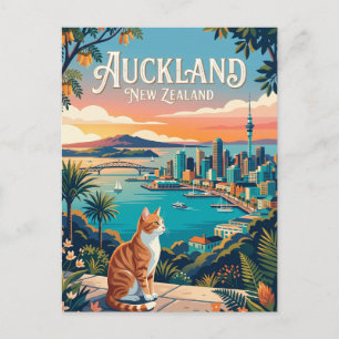 Carte Postale Front de mer d'Auckland Nouvelle-Zélande