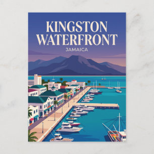 Carte Postale Front de mer de Kingston Jamaïque