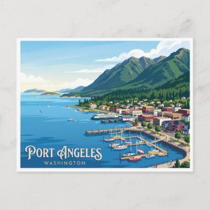 Carte Postale Front de mer de Port Angeles Washington